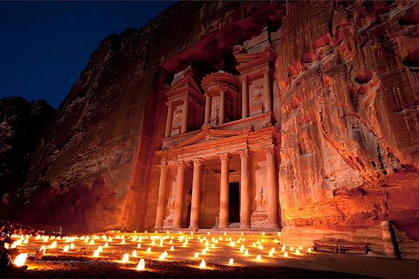 petra by night 